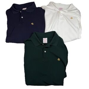 Brooks Brothers Original Fit Performance Polo Shirt Lot Mens L GUC Supima Cotton